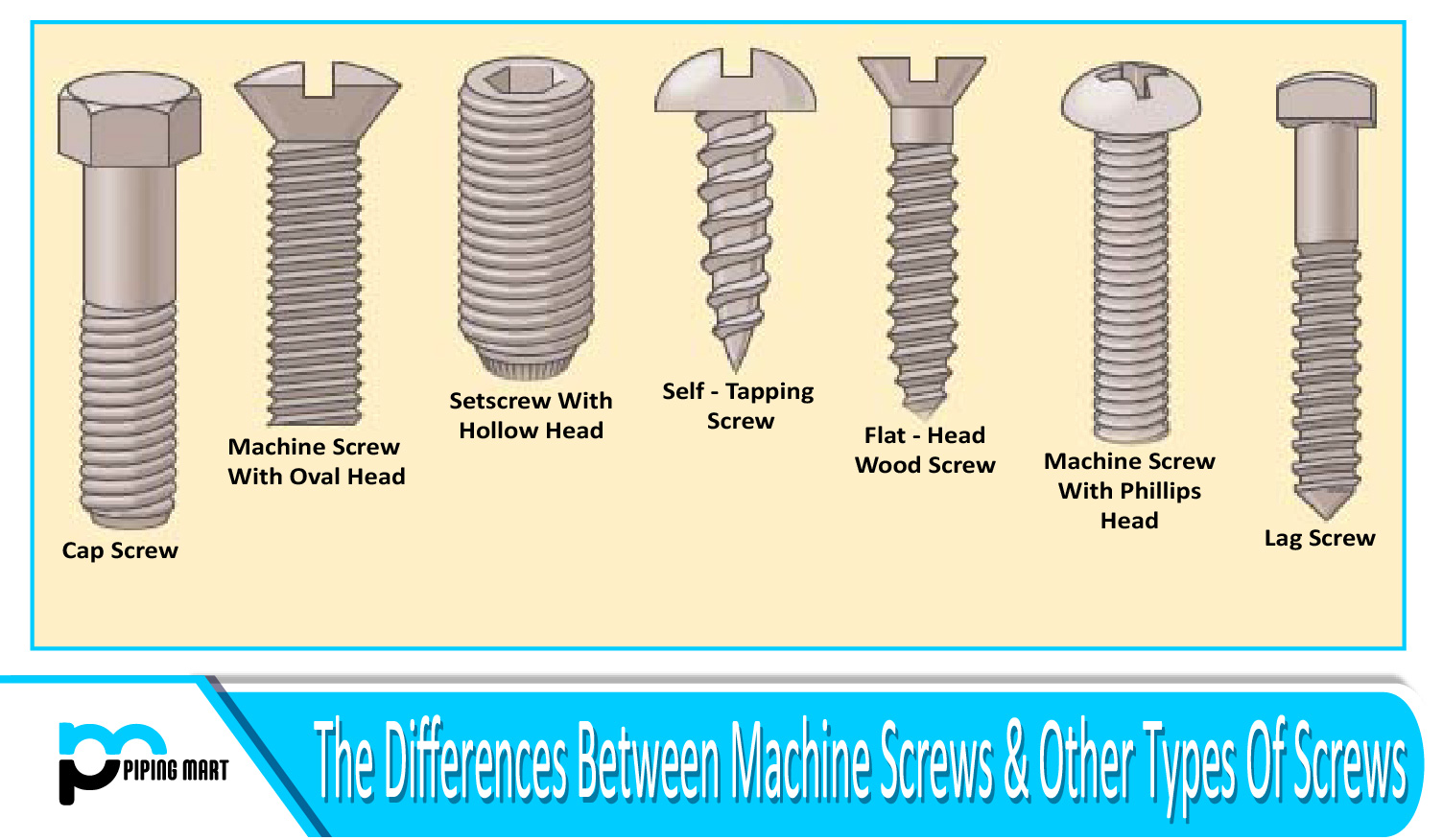 The Differences between Machine Screws and Other Types of Screws