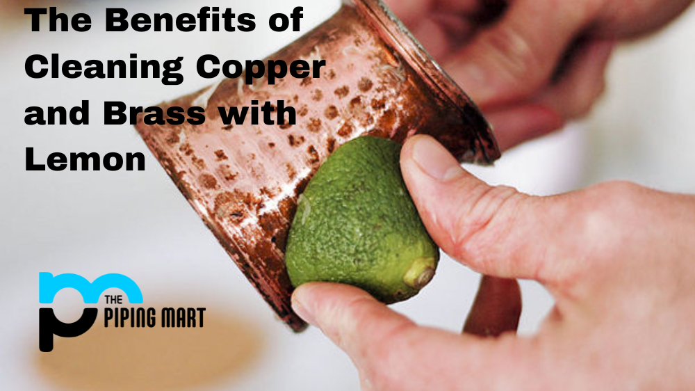 cleaning copper and brass with lemon