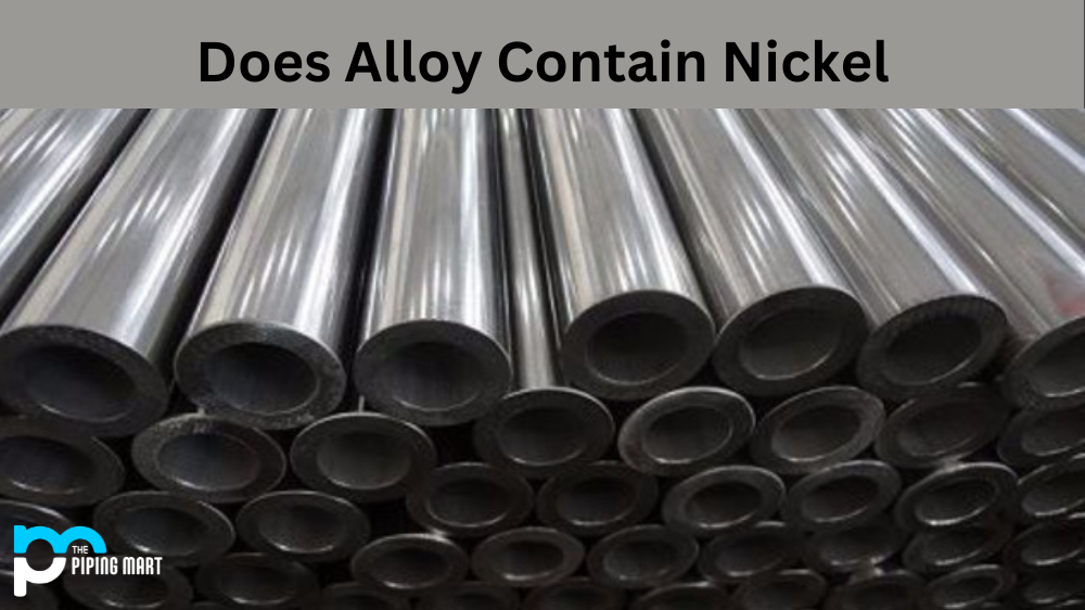 Does Alloy Contain Nickel?
