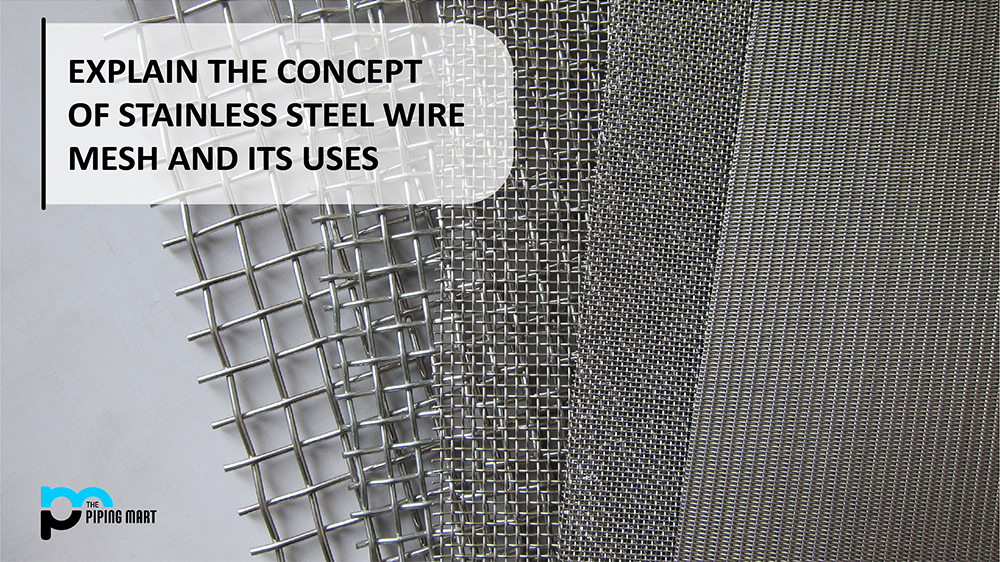 Benadrukken Overzicht Behoort Explain The Concept Of Stainless Steel Wire Mesh And Its Uses -  ThePipingMart Blog