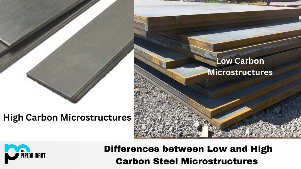 Exploring the Differences between Low and High Carbon Steel Microstructures