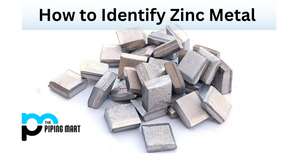 how to identify zinc metal