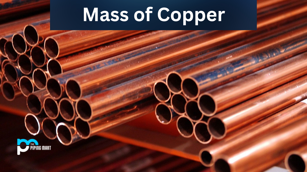 Mass of Copper