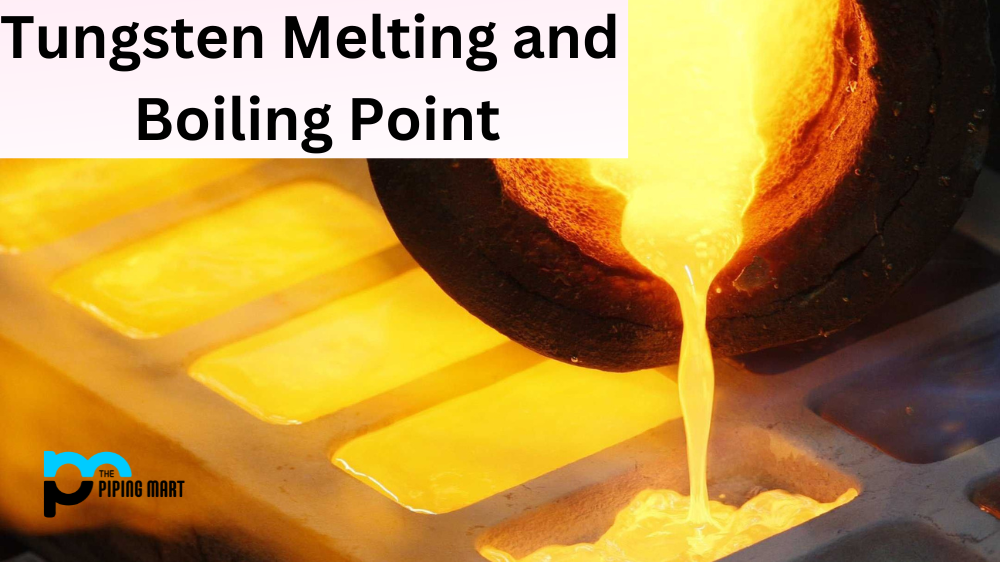 tungsten melting and boiling point