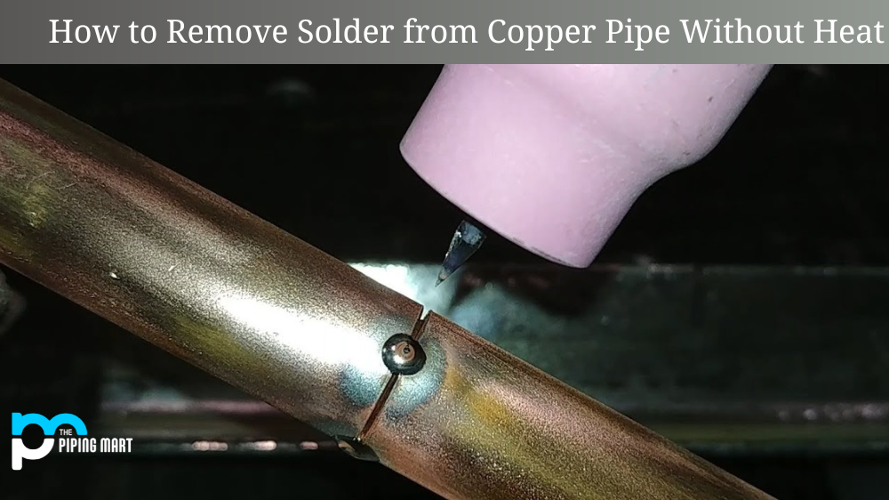 Solder from Copper Pipe Without Heat