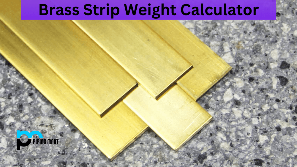 Brass Strip Weight Calculator