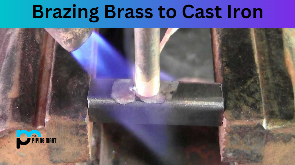 Brazing Brass to Cast Iron