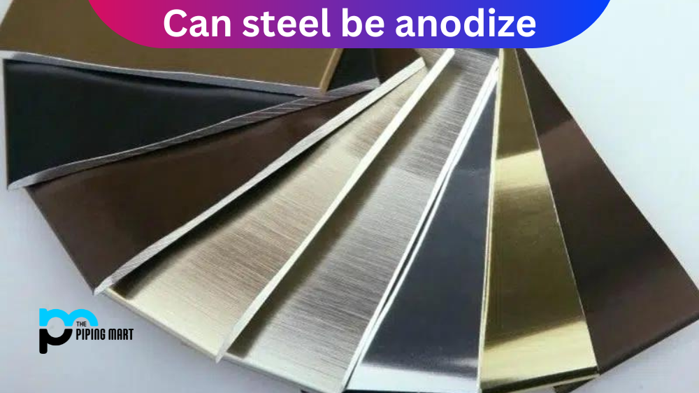 Can Steel be Anodize