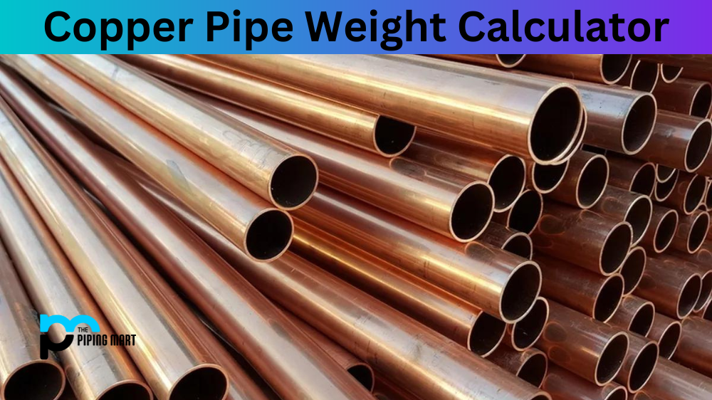 Copper Pipe Weight Calculator