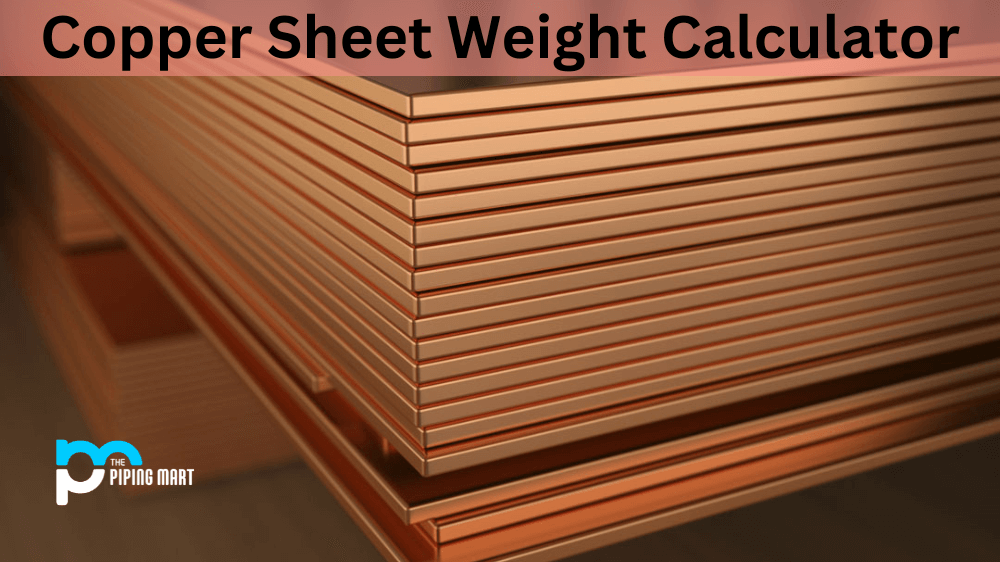 Copper Sheet Weight Calculator