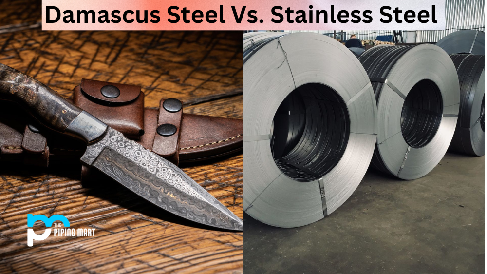 Damascus Steel vs Stainless Steel