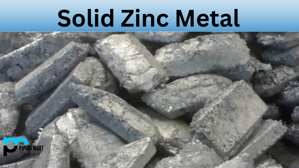Solid Zinc Metal
