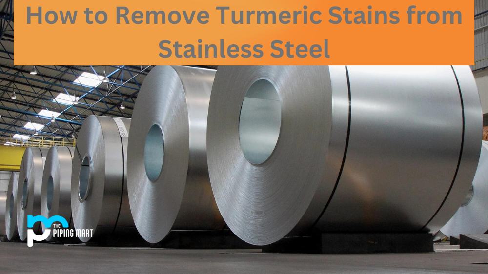 How to Remove Turmeric Stains from Stainless Steel
