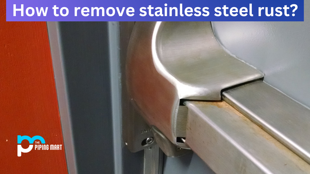 How to remove stainless steel rust?