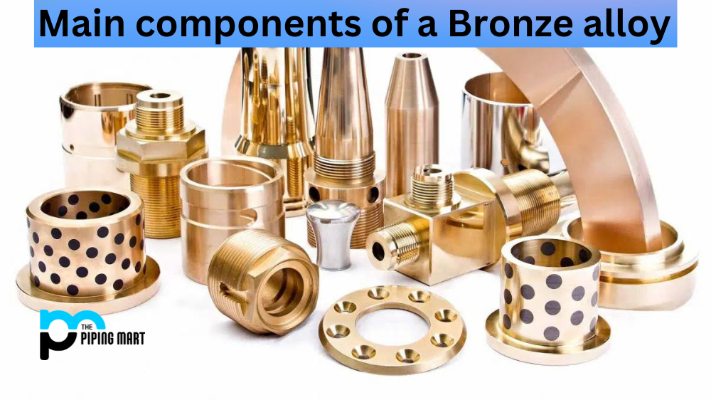 Main components of a Bronze alloy