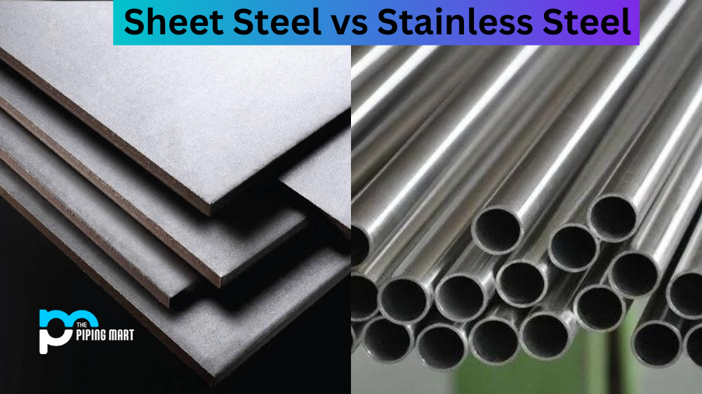 Sheet Steel vs Stainless Steel