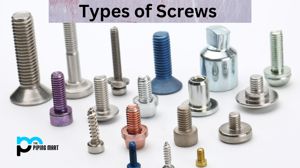 16 Types of Screws