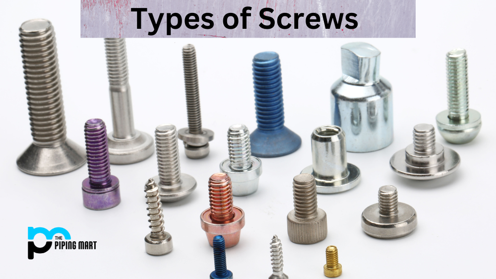 Different types of sale screws