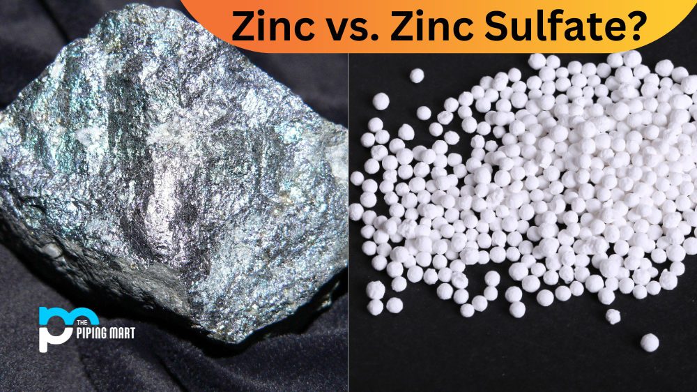 Zinc vs. Zinc Sulfate