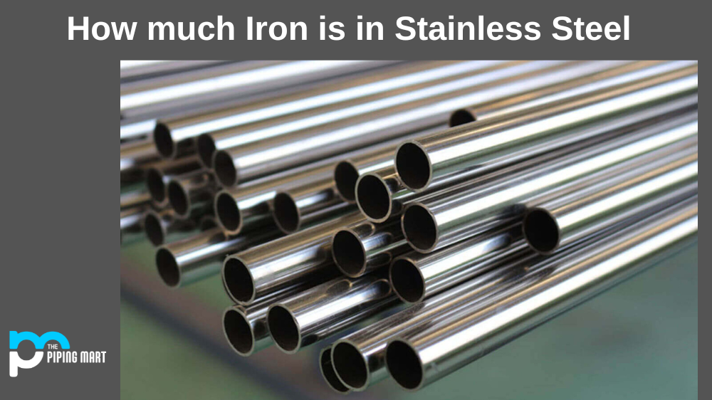 How Much Iron Is In Stainless Steel?