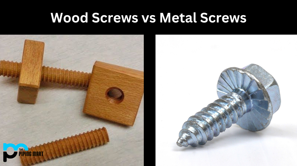 Wood Screws vs Metal Screws