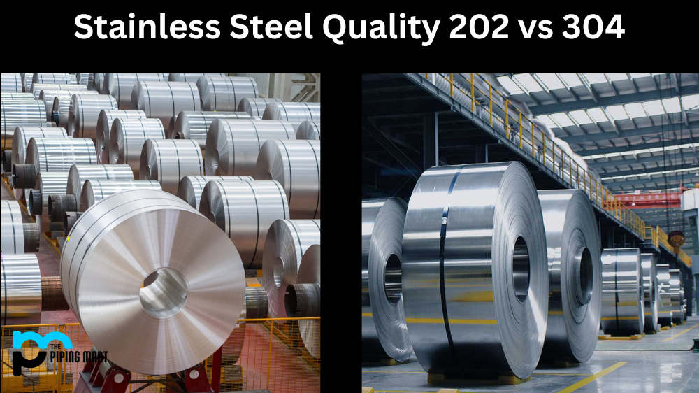 Stainless Steel Quality 202 vs 304