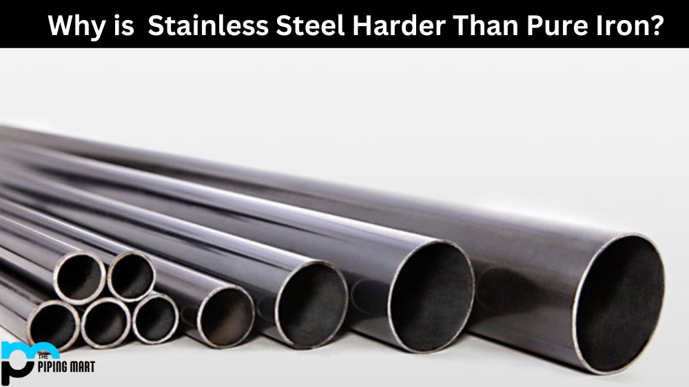 Why is  Stainless Steel Harder Than Pure Iron?
