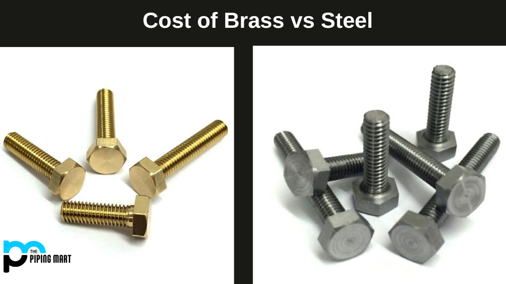 Cost of Brass vs. Steel