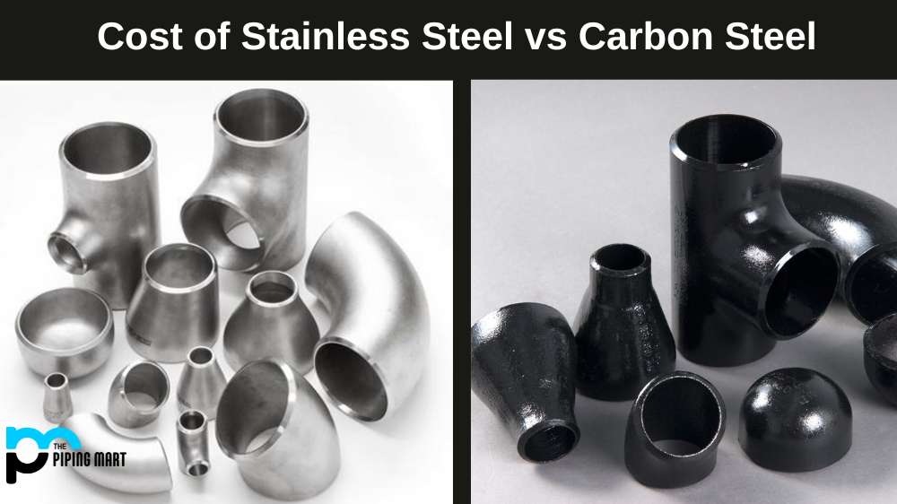 Cost of Stainless Steel vs. Carbon Steel