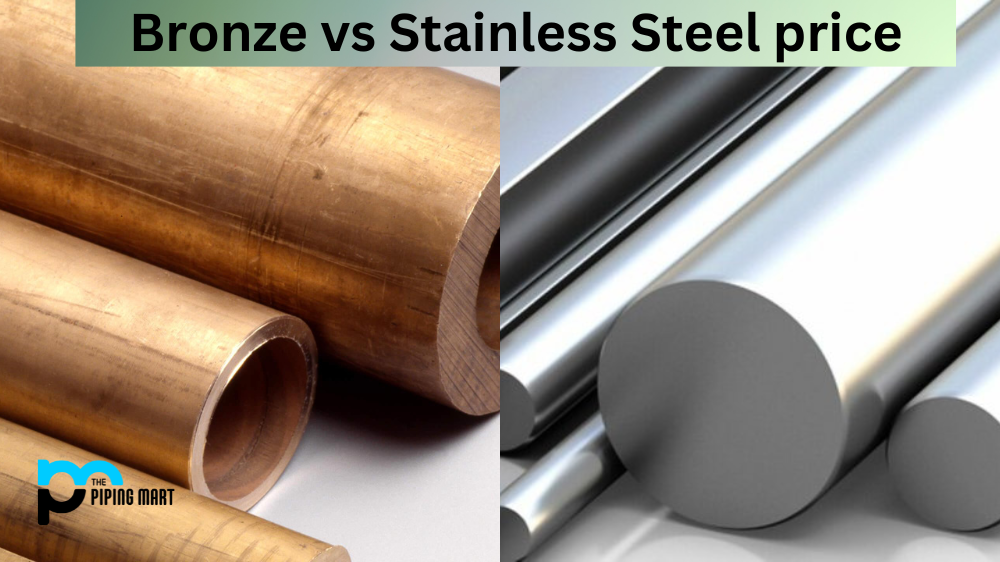 Bronze vs Stainless Steel Price