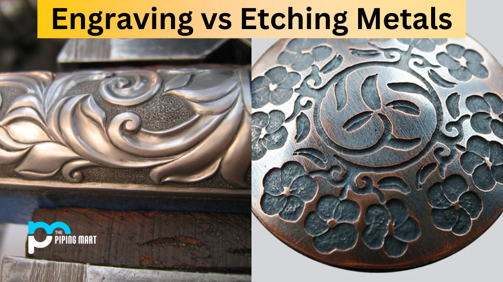 Engraving vs Etching Metal