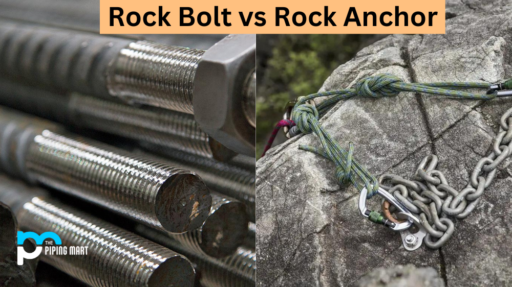 Rock Bolt vs Rock Anchor