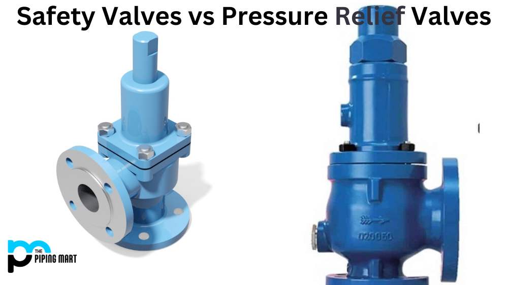 Safety Valves vs Pressure Relief Valves