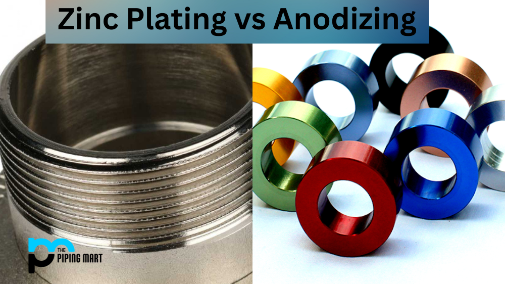 Zinc Plating vs Anodizing