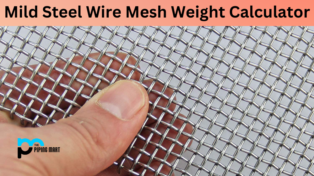 Expanded metal store mesh weight calculator