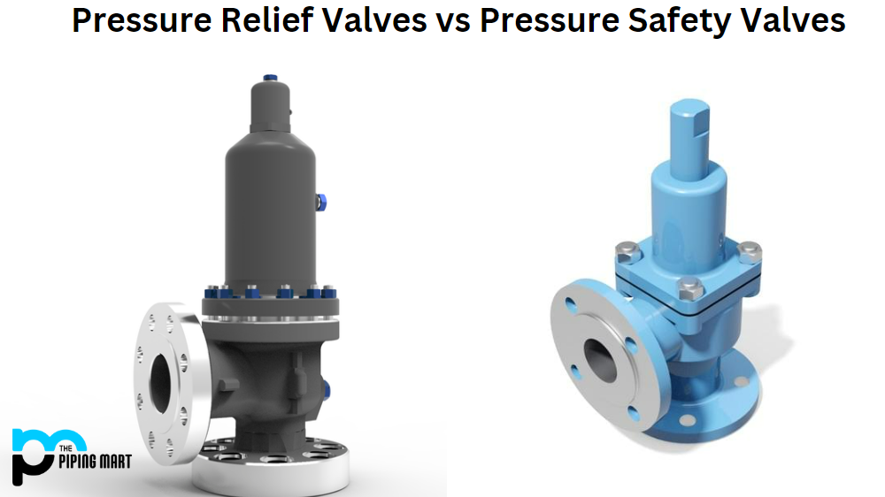 Pressure Relief Valves vs Pressure Safety Valves