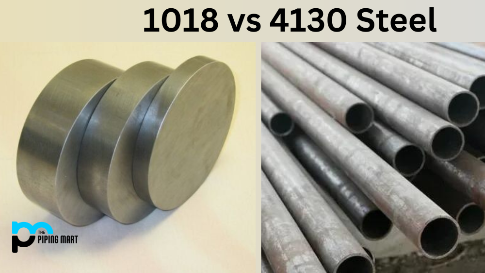1018 vs 4130 Steel