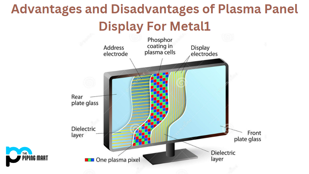 Plasma Panel Display For Metals