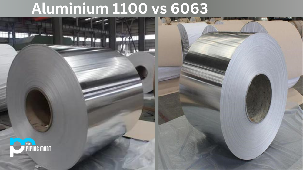 Aluminium 1100 vs 6063