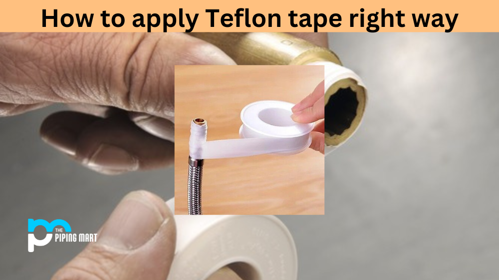 Apply Teflon Tape the Right Way