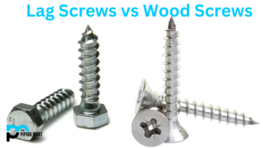 Lag Screws vs Wood Screws