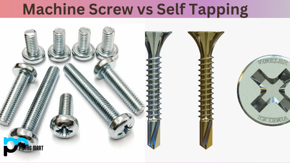 Machine Screw vs Self Tapping