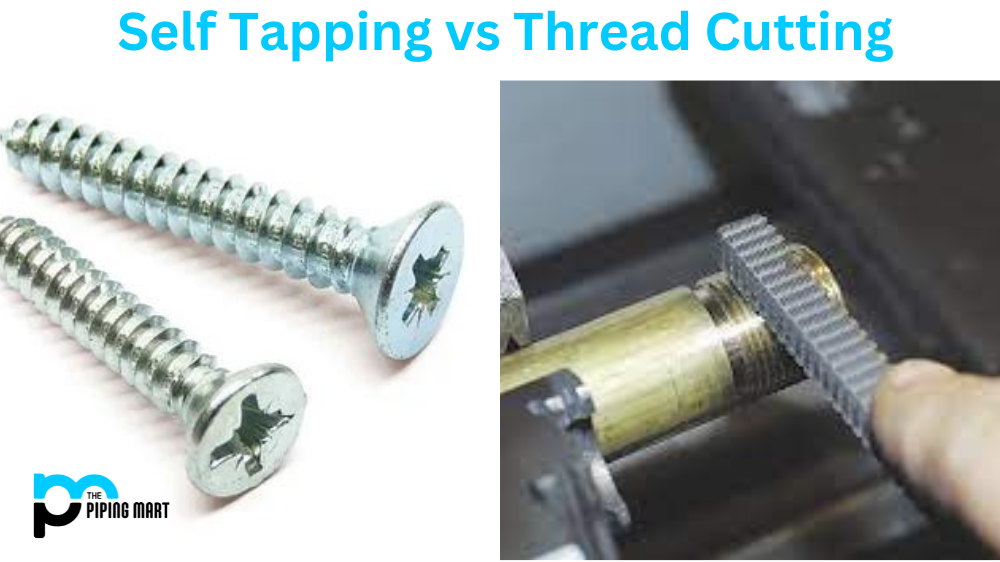 Self Tapping vs Thread Cutting Screws