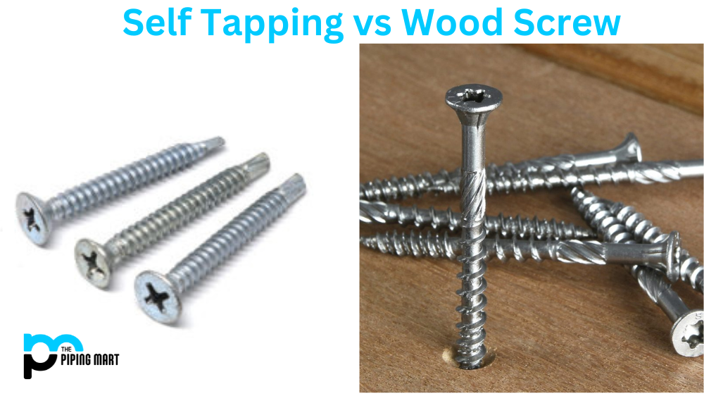 Self Tapping vs Wood Screw