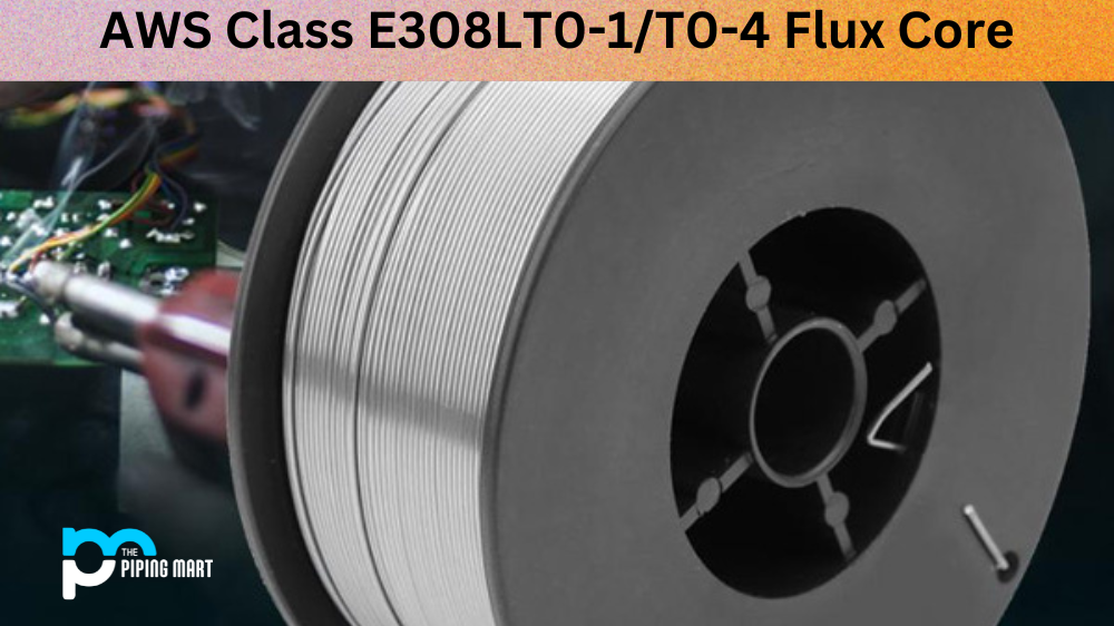 AWS Class E308LT0-1/T0-4 Flux Core