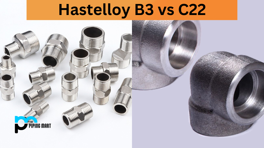 Hastelloy B3 vs C22
