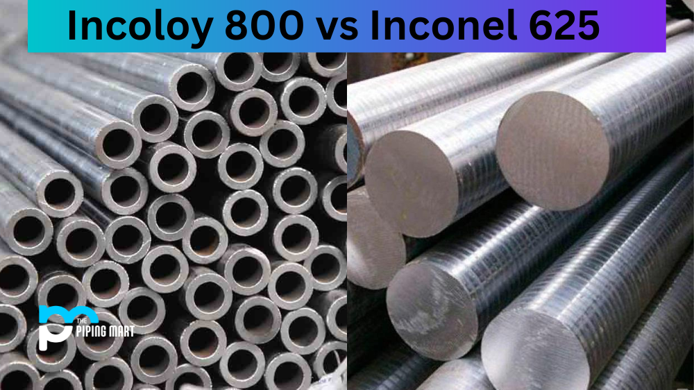 Incoloy 800 vs Inconel 625