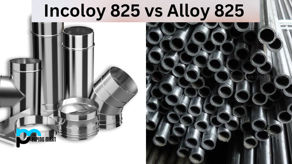 Incoloy 825 vs Alloy 825