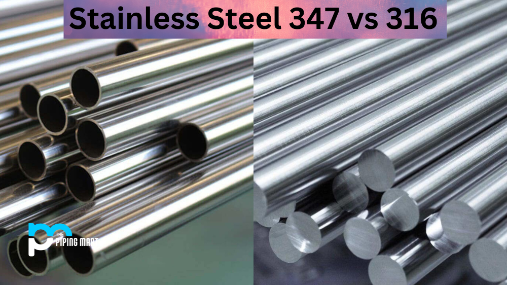 Stainless Steel 347 vs 316