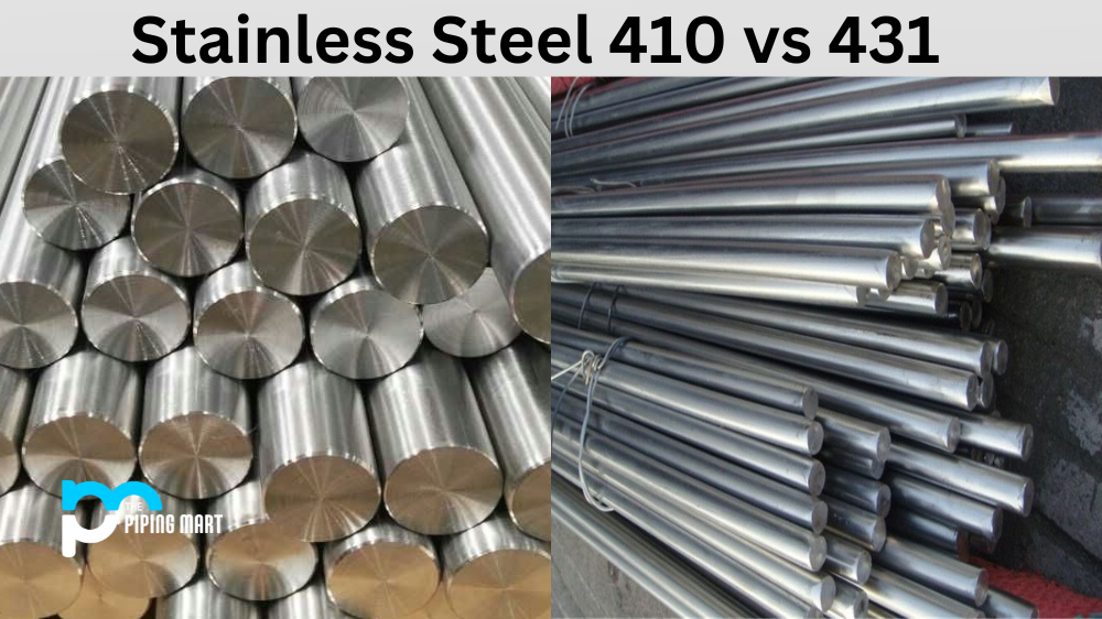 Stainless Steel 410 vs 431